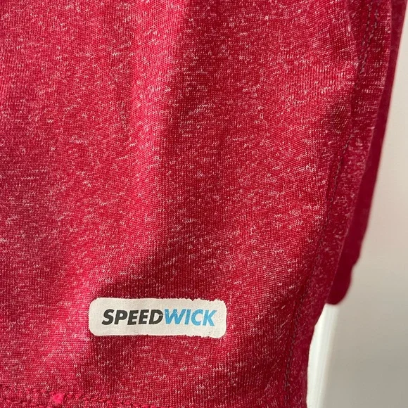 Reebok Heathered Burgundy Crew Neck Tee size xl - Picture 3 of 4